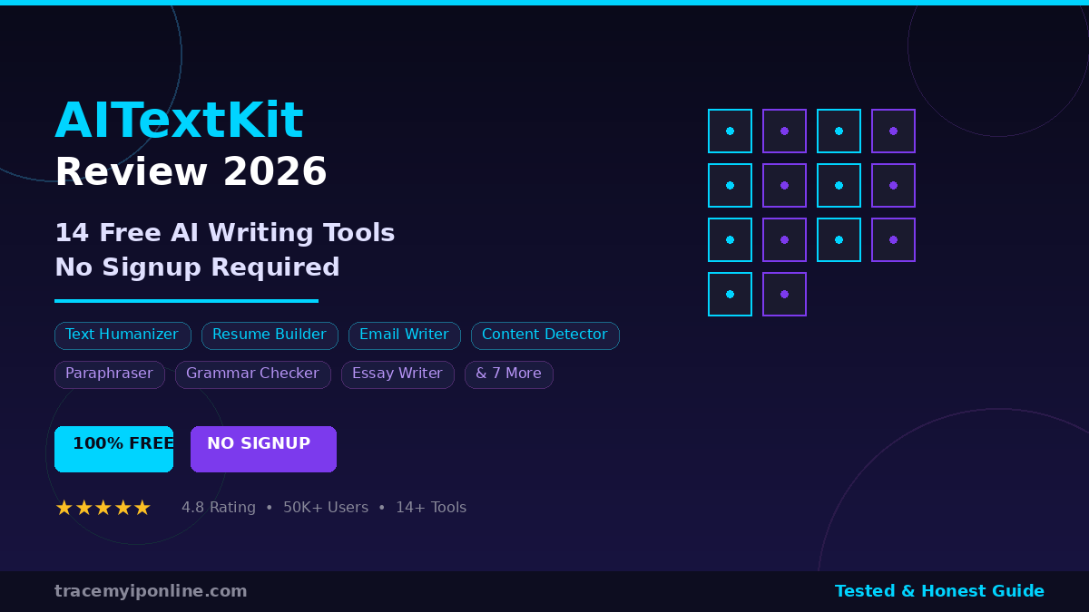 AITextKit Review 2026: 14 Free AI Writing Tools With No Signup — Honest Guide