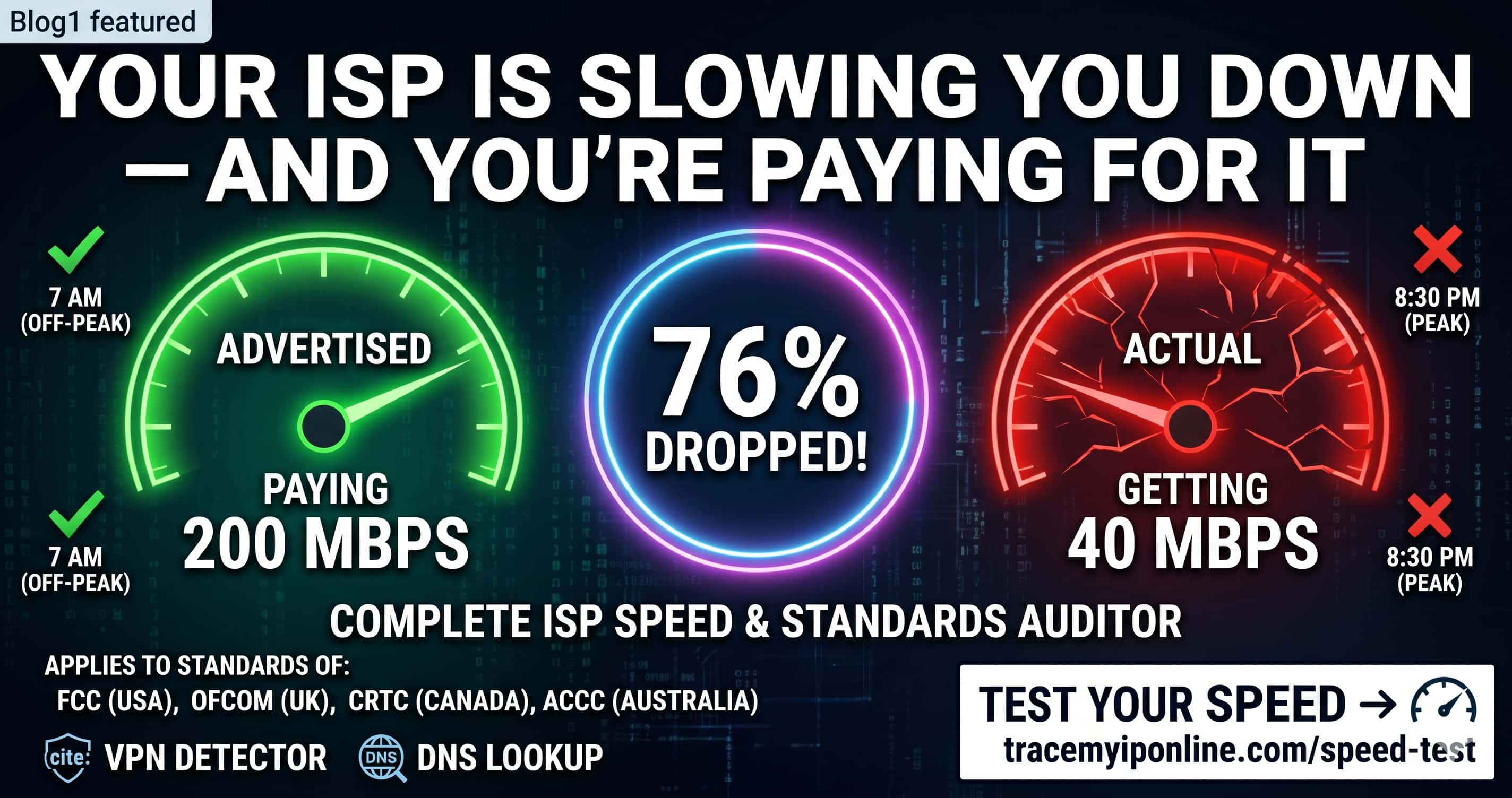 Your ISP Is Throttling You and You're Paying for It — Free Speed Test 2026