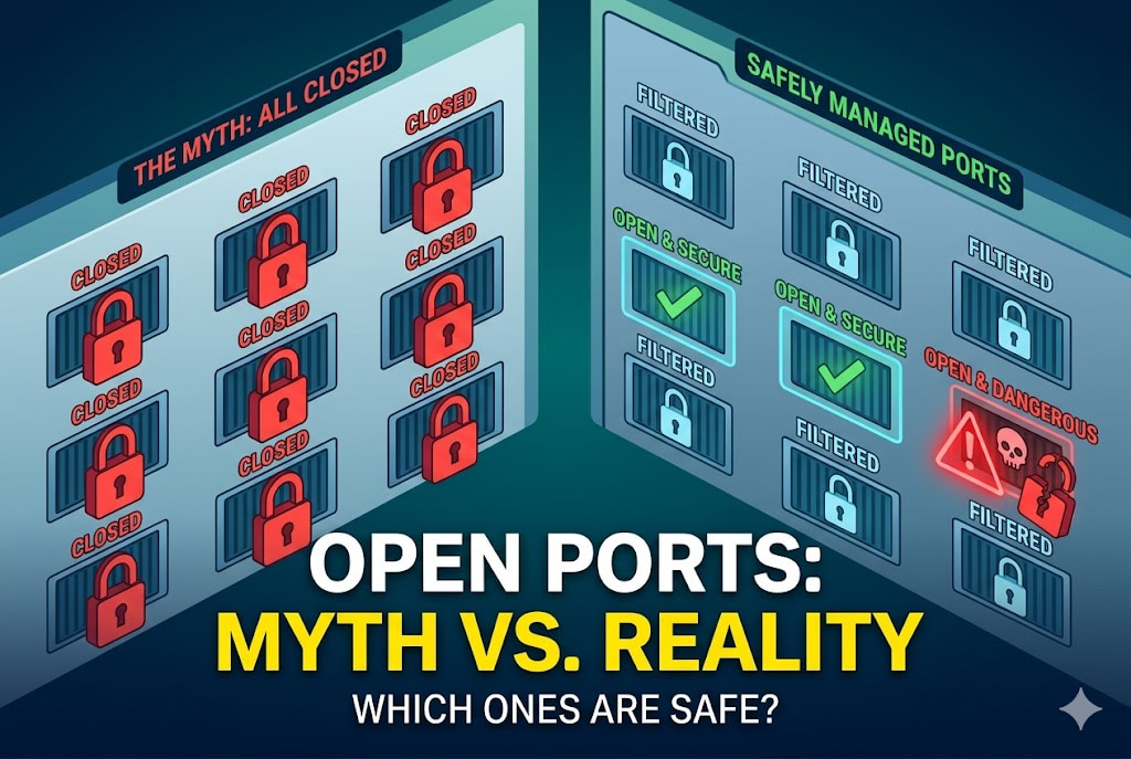 Open Ports Are Not All Dangerous — Understanding Which Ones Actually Are (2026)