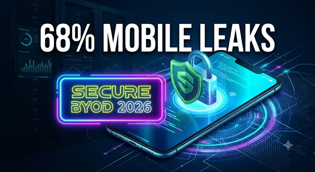 68% of Data Leaks Start on Mobile: Securing Enterprise BYOD with MDM and Zero Trust VPNs in 2026