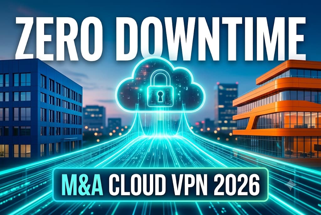 Zero Downtime: The 2026 Guide to Site-to-Site Cloud VPNs for Mergers & Acquisitions